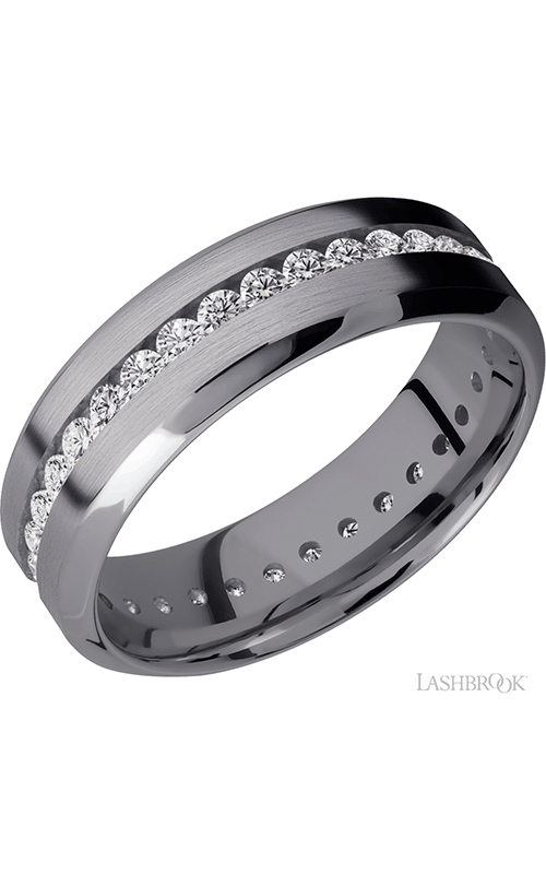 Lashbrook Tantalum Wedding band TA7HBETERNITYDIA.03CHproduct image
