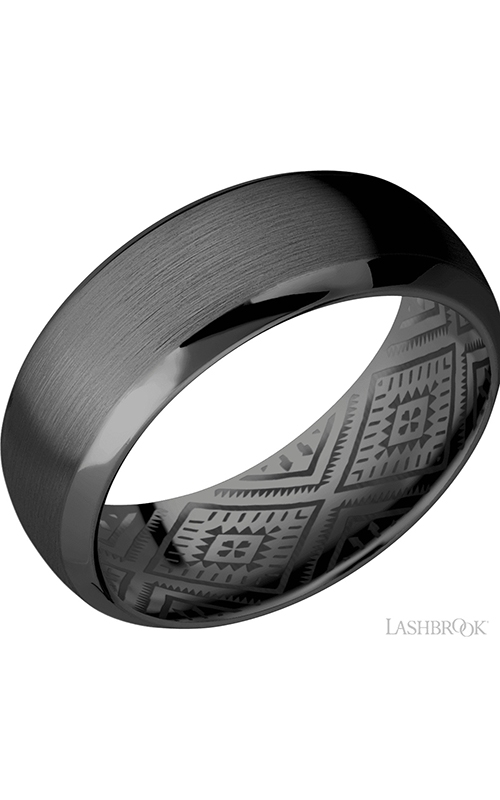 Lashbrook Zirconium Wedding band Z8DBproduct image