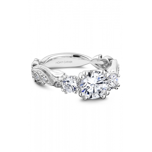 Noam Carver Engagement Ring B075-03A Michael Agnello Jewelers