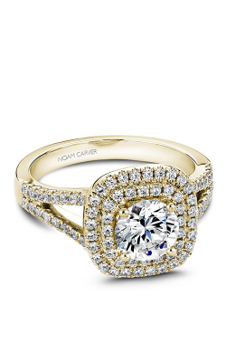 Noam Carver Halo Engagement Ring B035-01YA product image