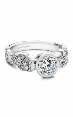Noam Carver Engagement ring Floral B028-01A product image