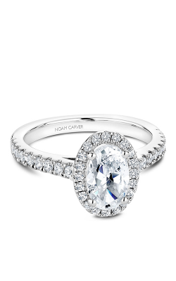 Noam Carver Engagement ring Halo B034-04A product image