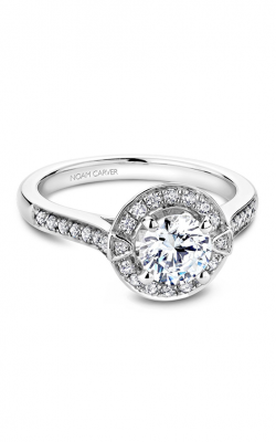 Noam Carver Floral Engagement Ring B066-01A product image