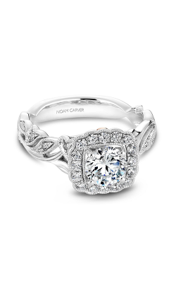 Noam Carver Floral Engagement Ring B075-01A product image