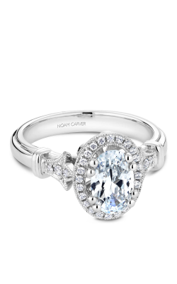 Noam Carver Engagement ring Floral B076-02A product image