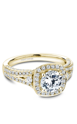Noam Carver Halo Engagement Ring B172-01YA product image