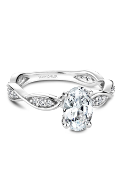 Noam Carver Engagement ring Floral B197-02A product image