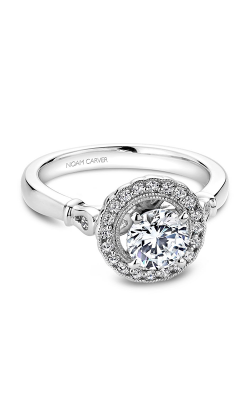 Noam Carver Engagement ring Floral B065-01A product image