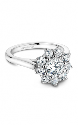 Noam Carver Engagement ring Floral B090-01A product image