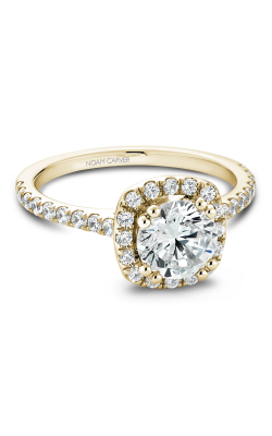 Noam Carver Halo Engagement Ring B007-02YA product image