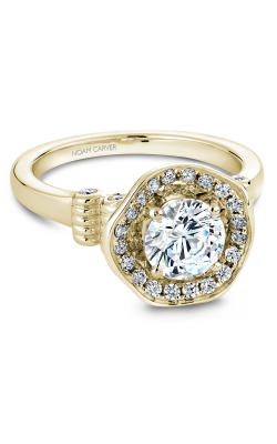 Noam Carver Floral Engagement Ring B014-01YA product image