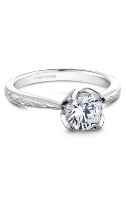 Noam Carver Floral Engagement Ring B019-03EA product image