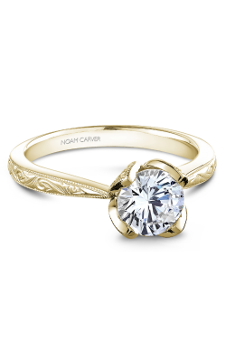 Noam Carver Floral Engagement Ring B019-03YEA product image