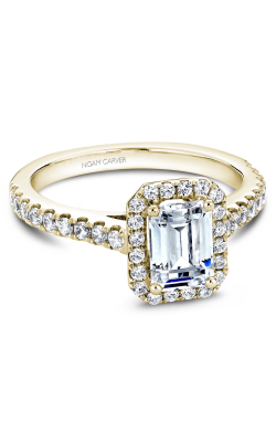 Noam Carver Halo Engagement Ring B034-01YA product image