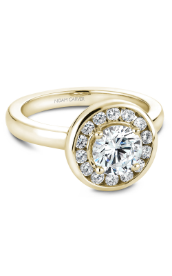 Noam Carver Halo Engagement Ring B037-02YA product image