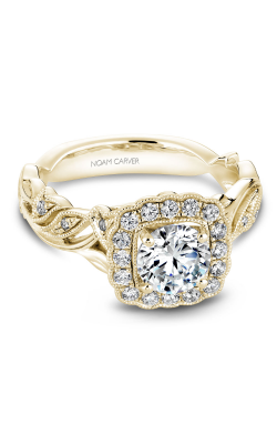 Noam Carver Floral Engagement Ring B075-01YA product image