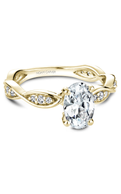 Noam Carver Floral Engagement Ring B197-02YA product image