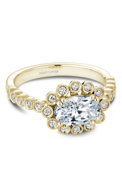 Noam Carver Floral Engagement ring B221-01YA product image