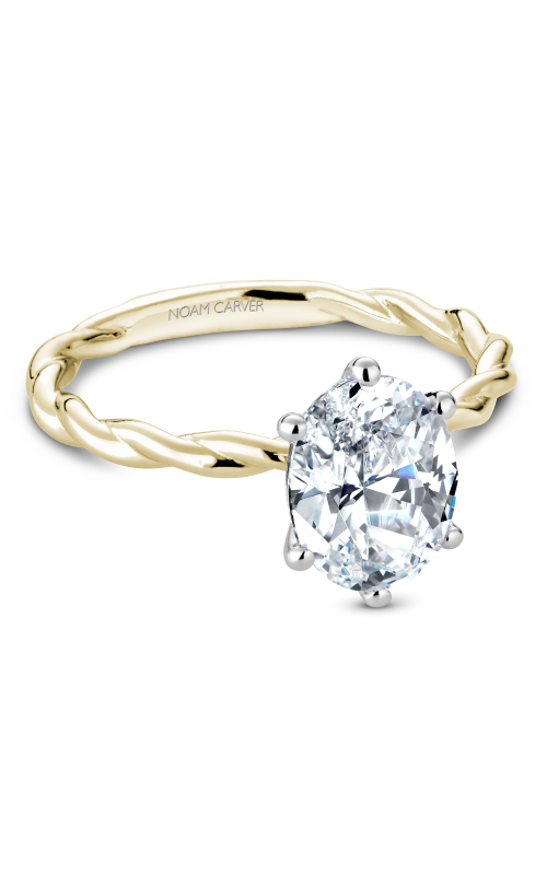 Noam Carver Twist Band Engagement ring B167-01YWAproduct image