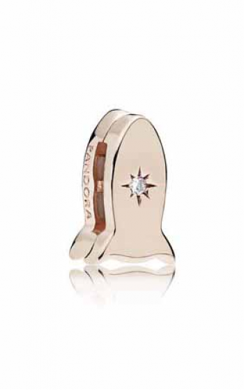 Glamour Trio Dangle Charm Mixed Enamel Clear Cz Sterling Silver