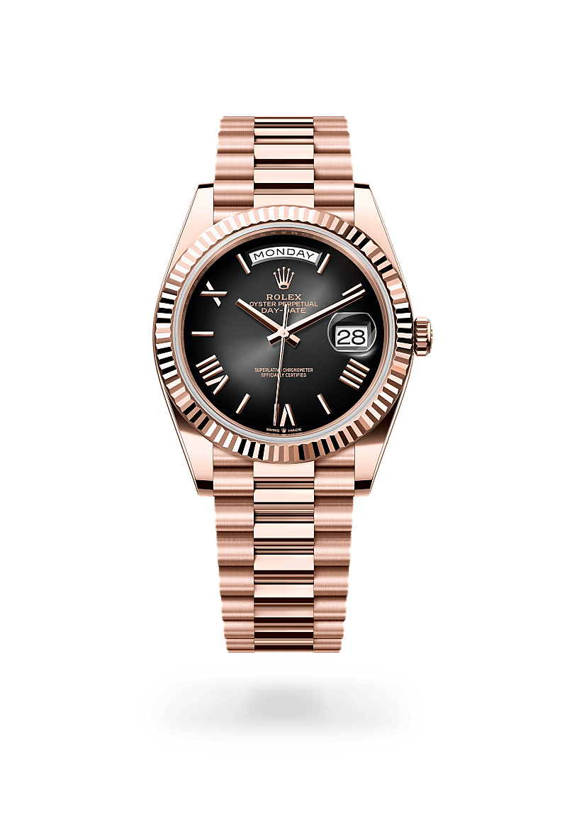 Rolex Day-Date 40 18 kt Everose gold, M228235-0055