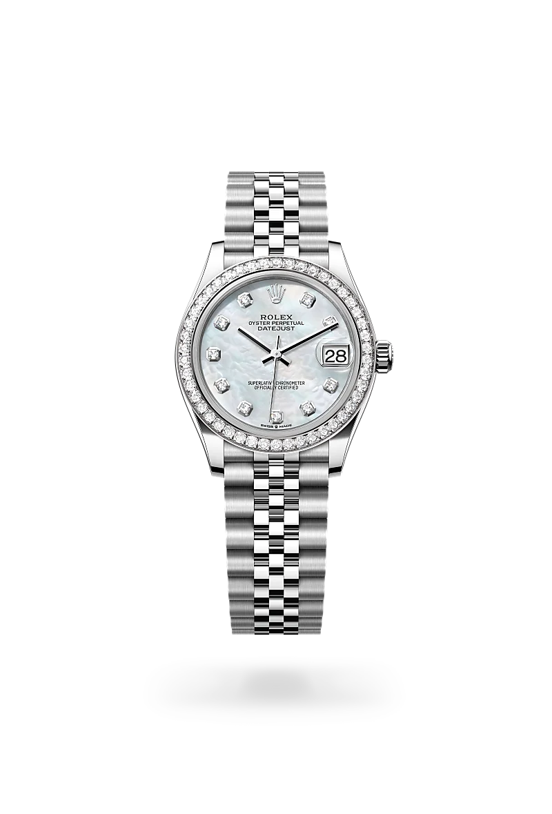 Rolex Datejust 31 White Gold Rolesor Oystersteel, M278384RBR  display picture 1