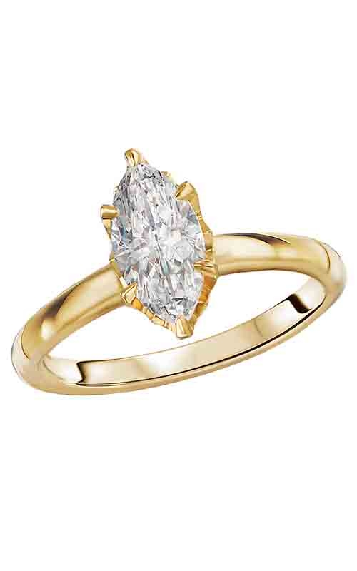 Romance 14K Engagement ring 160183-MQ100Yproduct image