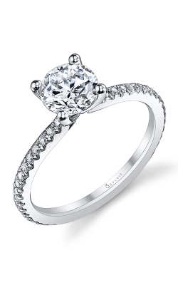 Sylvie Classic Engagement Ring - Adorlee S1093-021APL10R product image