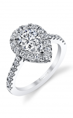 Sylvie Classic Engagement Ring with Halo - Jacalyn S1199-081APL15T product image