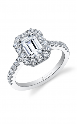 Sylvie Classic Engagement Ring with Halo - Jacalyn S1199-073APL12E product image