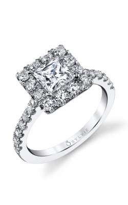 Sylvie Classic Engagement Ring with Halo - Jacalyn S1199-082A4W10P product image