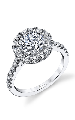 Sylvie Classic Engagement Ring with Halo - Jacalyn S1199-076A4W15R product image