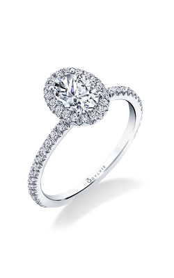 Sylvie Classic Halo Engagement Ring - Vivian S1793-032A8W10O product image