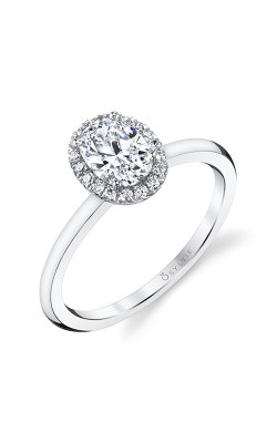 Sylvie Halo Engagement Ring S1993-012A8W10O product image