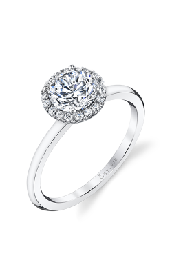 Sylvie Halo Engagement Ring S1993-012A8W10RR product image