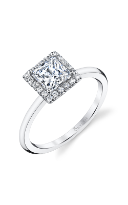 Sylvie Halo Engagement Ring S1993-013A8W10P product image