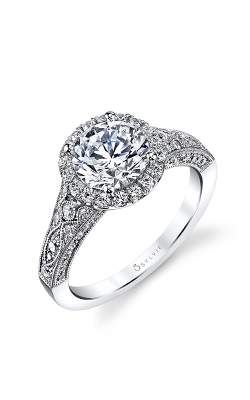 Sylvie Vintage Inspired Engagement Ring - Cheri S1409-073A8W15O product image