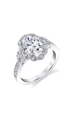 Sylvie Halo Engagement Ring S1876-031APL20OF product image