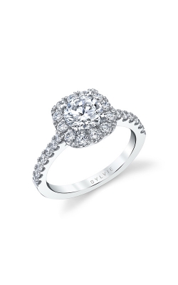 Sylvie Halo Engagement Ring S1199-072A4W10RC product image
