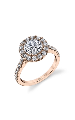 Sylvie Classic Engagement Ring with Halo - Jacalyn S1199-076A4R15R product image