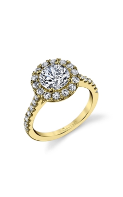 Sylvie Classic Engagement Ring with Halo - Jacalyn S1199-076A8Y15R product image