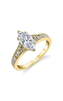Sylvie Modern Vintage Engagement Ring S1389-030A4Y15M product image