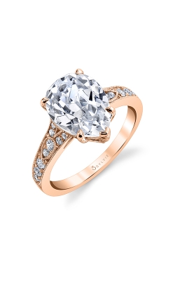 Sylvie Modern Vintage Engagement Ring S1389-030A8R35T product image
