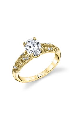 Sylvie Modern Vintage Engagement Ring S1392-012A4Y15O product image