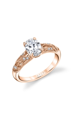 Sylvie Modern Vintage Engagement Ring S1392-012A8R15O product image