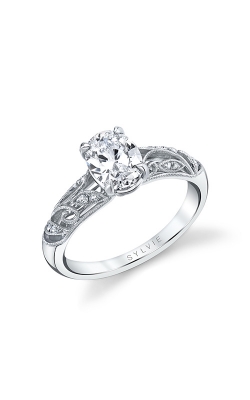 Sylvie Modern Vintage Engagement Ring S1392-012APL15O product image