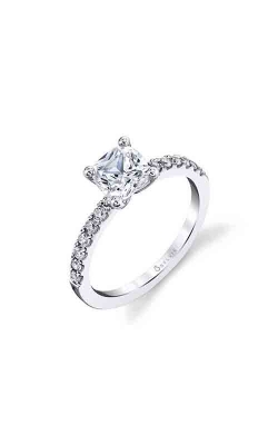 Sylvie Classic Engagement Ring S1498-024A4W10C product image