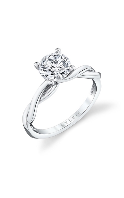 Sylvie Spiral Engagement Ring S1524-000/PL12R product image