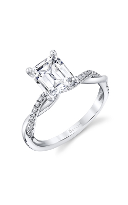 Sylvie Spiral Engagement Ring S1524-014APL10E product image