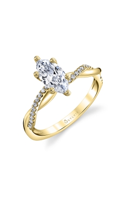 Sylvie Spiral Engagement Ring S1524-014A4Y10M product image